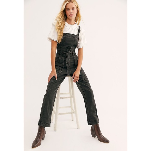 Free People Pants - NWT Free People Go West Utility Jumpsuit XL